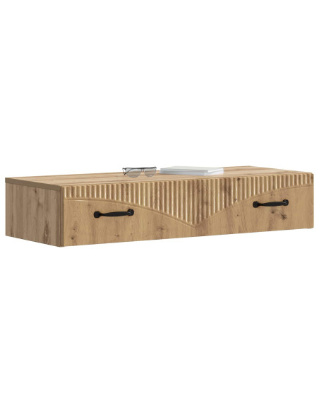 Tavolino da Parete Laterale Rovere Artigianale