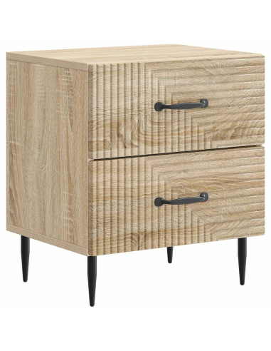 Armadio da Notte 2 pcs Rovere Sonoma 43 x 34,5 x 47,5 cm
