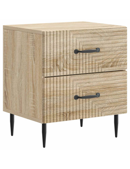 Armadio da Notte 2 pcs Rovere Sonoma 43 x 34,5 x 47,5 cm