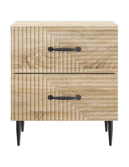 Armadio da Notte 2 pcs Rovere Sonoma 43 x 34,5 x 47,5 cm