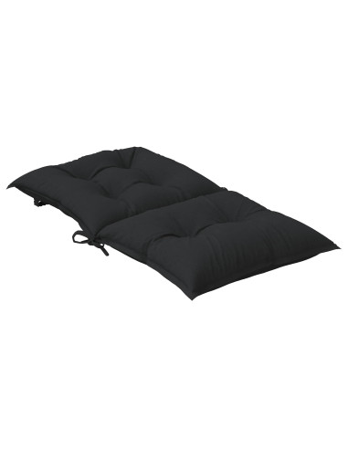 Set di Cuscini per Sedia Bassa 4 pcs Melange Nero