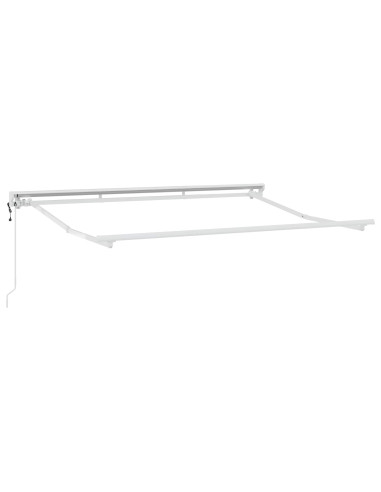 Tettuccio Elettrico Retrattile Verde e Bianco 3,5 x 2,5 m