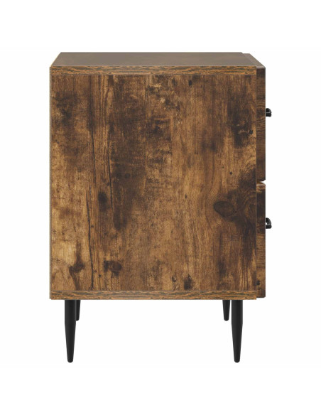Armadio da Notte con cassetto Rovere Fumo 43 x 34,5 x 47,5 cm