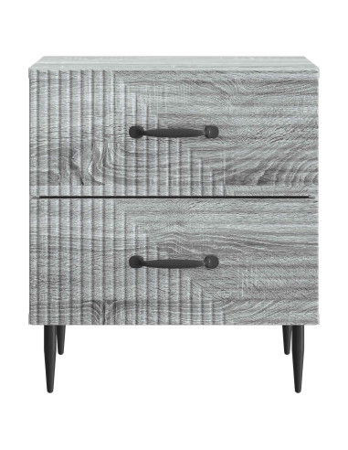 Armadio da Notte con cassetto Grigio Sonoma 43 x 34,5 x 47,5 cm