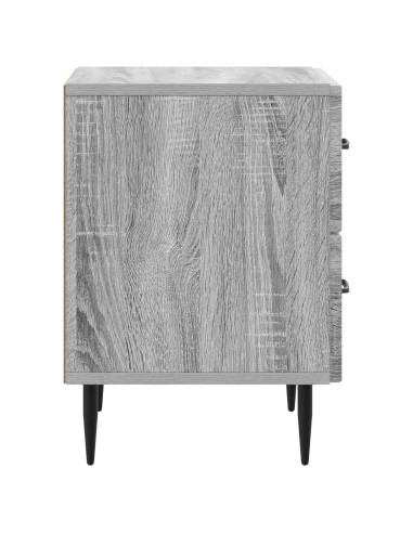 Armadio da Notte con cassetto Grigio Sonoma 43 x 34,5 x 47,5 cm