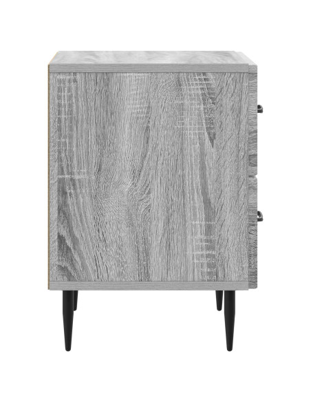 Armadio da Notte con cassetto Grigio Sonoma 43 x 34,5 x 47,5 cm