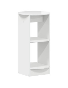 Mobile laterale Bianco Lucido Legno ingegnerizzato 2