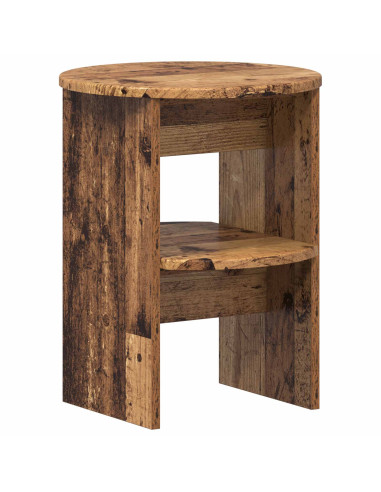 Mobile laterale Legno vecchio Ø40 x 50 cm Legno ingegnerizzato