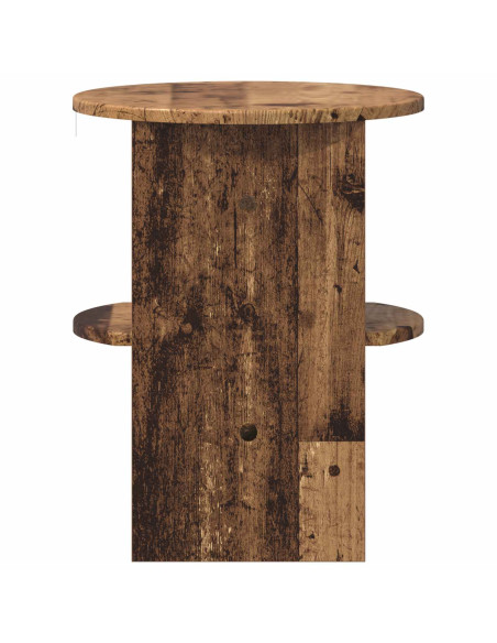 Mobile laterale Legno vecchio Ø40 x 50 cm Legno ingegnerizzato