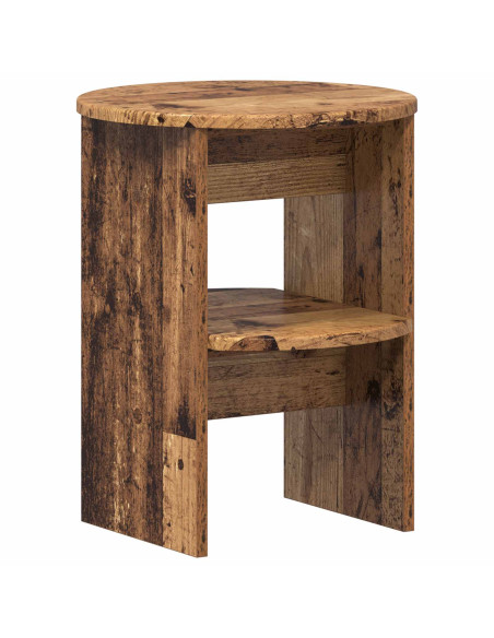 Mobile laterale 2 pcs Legno vecchio Ø40 x 50 cm