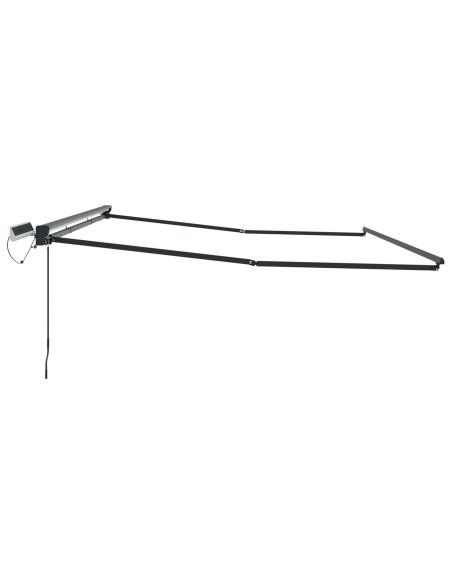 Struttura della tenda elettrica retrattile Antracite 4 × 3,5 m