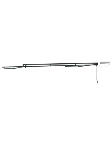 Struttura della tenda elettrica retrattile Antracite 4,5 × 3 m