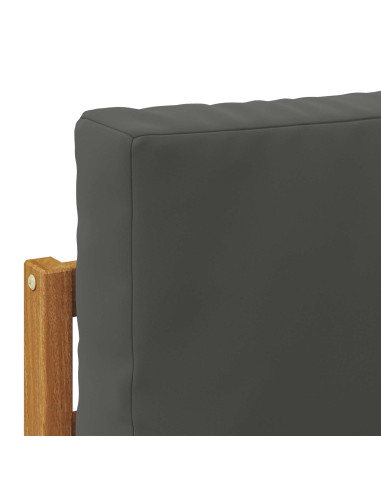 Set divano sezionale 9 pcs Naturale e Antracite Poliestere