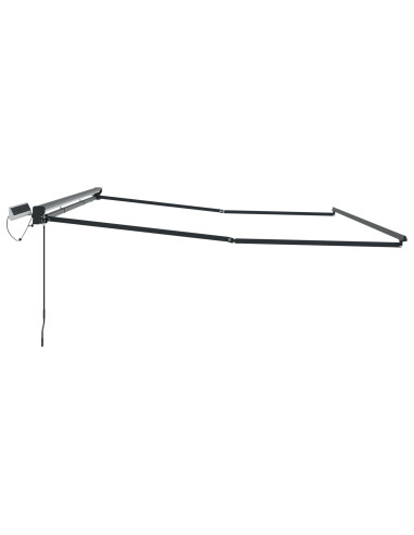 Struttura della tenda elettrica retrattile Antracite 5 x 3 m