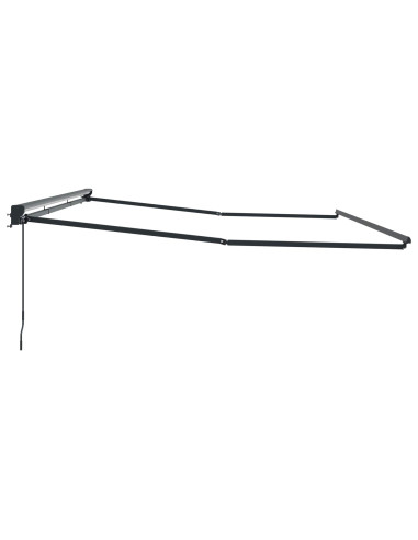 Telaio di tenda manuale Antracite 4,5 × 3,5 m Acciaio
