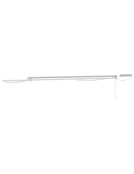 Struttura della tenda elettrica retrattile Bianco 4 × 3,5 m