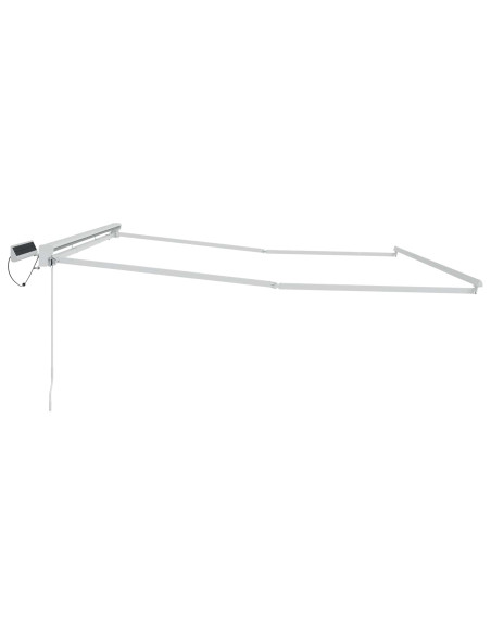 Struttura della tenda elettrica retrattile Bianco 5 × 3,5 m