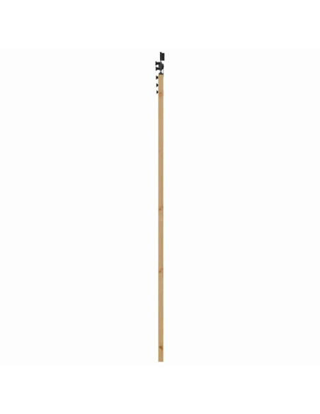 Porta scorrevole ORKDAL Naturale e Nero 93 x 211 cm