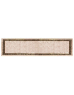 Runner Tappeto MARSA Nero 100 x 400 cm Poliestere e PVC 2