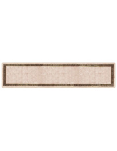 Runner Tappeto MARSA Nero 100 x 450 cm Poliestere e PVC 2