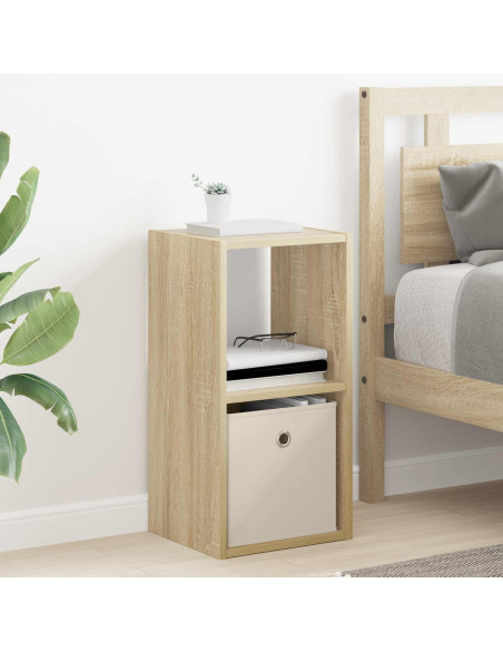 Comodino con cassetto 2 pcs Rovere Sonoma 30,5 x 27 x 59,5 cm