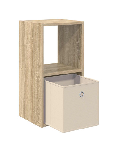Comodino con cassetto 2 pcs Rovere Sonoma 30,5 x 27 x 59,5 cm