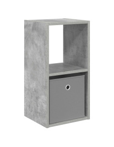 Comodino Grigio cemento 30,5 x 27 x 59,5 cm Legno multistrato 2