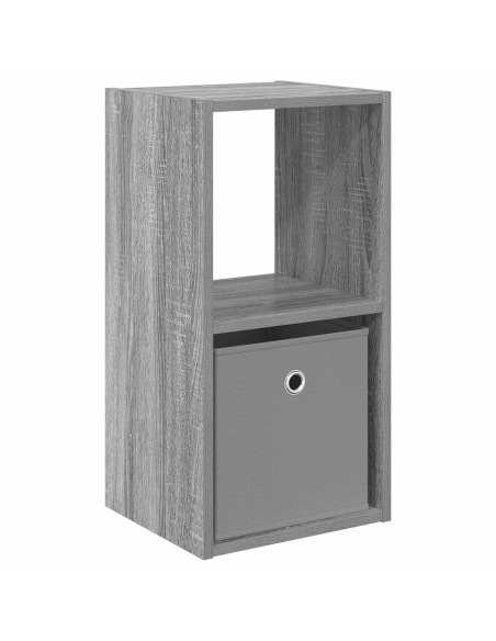 Comodino Grigio Sonoma 30,5 x 27 x 59,5 cm Legno multistrato
