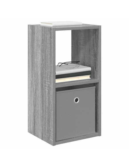 Comodino con cassetto 2 pcs Grigio Sonoma 30,5 x 27 x 59,5 cm