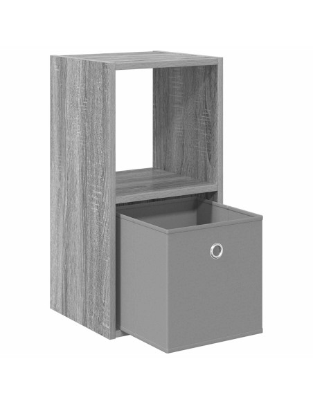 Comodino con cassetto 2 pcs Grigio Sonoma 30,5 x 27 x 59,5 cm