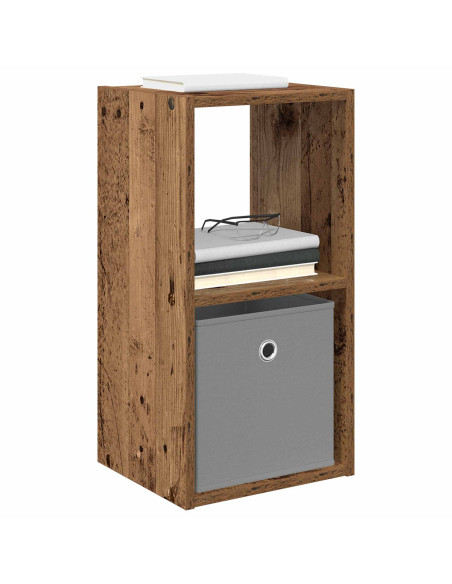 Comodino con cassetto 2 pcs Legno vecchio 30,5 x 27 x 59,5 cm