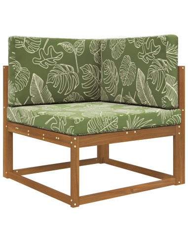 Cuscino per divano da esterno 3 pcs Design a foglia Poliestere