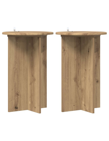 Supporto per piante 2 pcs Rovere Artigianale Ø40 x 60 cm
