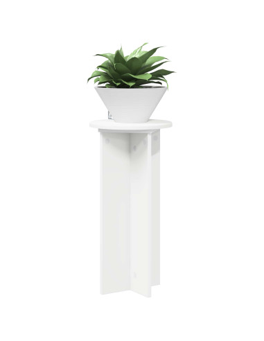 Supporto per piante 2 pcs Bianco Ø29,5 x 60 cm