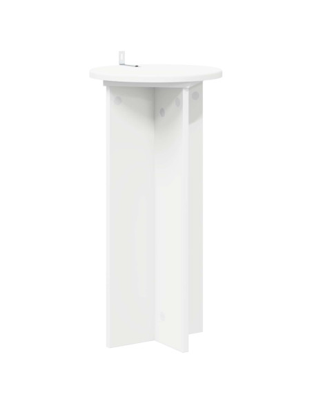 Supporto per piante 2 pcs Bianco Ø29,5 x 60 cm