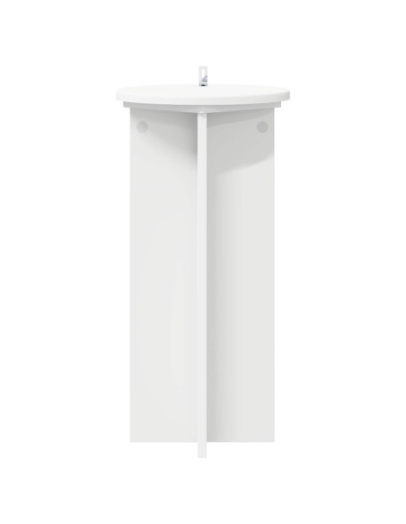 Supporto per piante 2 pcs Bianco Ø29,5 x 60 cm