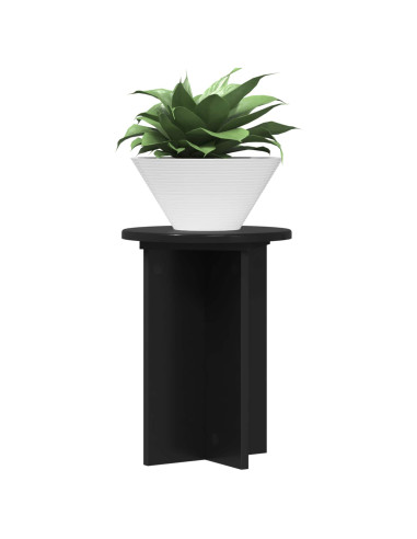 Supporto per piante 2 pcs Nero Ø29,5 x 40 cm