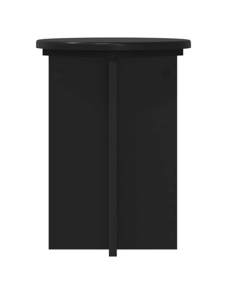Supporto per piante 2 pcs Nero Ø29,5 x 40 cm