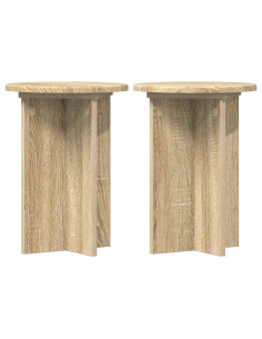 Supporto per piante 2 pcs Rovere Sonoma Ø29,5 x 40 cm 2
