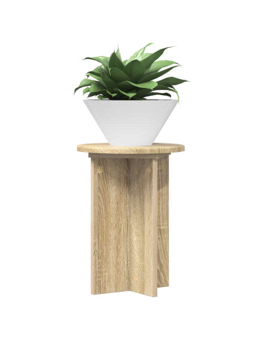Supporto per piante 2 pcs Rovere Sonoma Ø29,5 x 40 cm