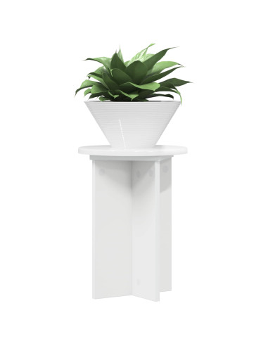 Supporto per piante 2 pcs Bianco Lucido Ø29,5 x 40 cm