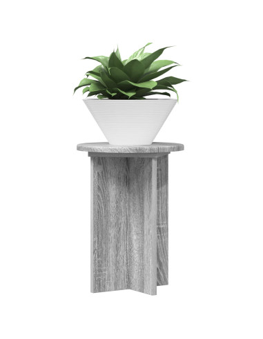 Supporto per piante 2 pcs Grigio Sonoma Ø29,5 x 40 cm