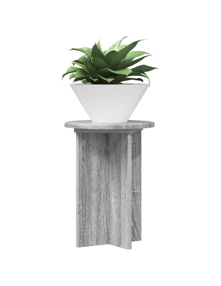 Supporto per piante 2 pcs Grigio Sonoma Ø29,5 x 40 cm