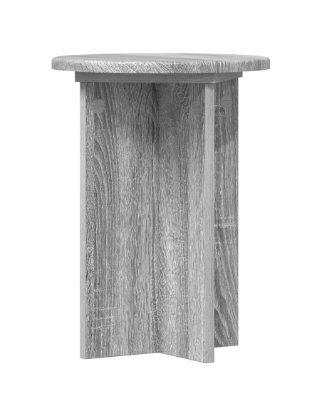Supporto per piante 2 pcs Grigio Sonoma Ø29,5 x 40 cm