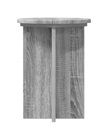 Supporto per piante 2 pcs Grigio Sonoma Ø29,5 x 40 cm