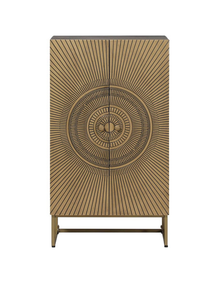 Credenza Ottone 53,5 x 30 x 95 cm