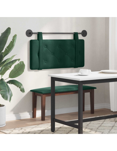 Testata appesa Verde Scuro 100 x 55 x 5 cm Velluto
