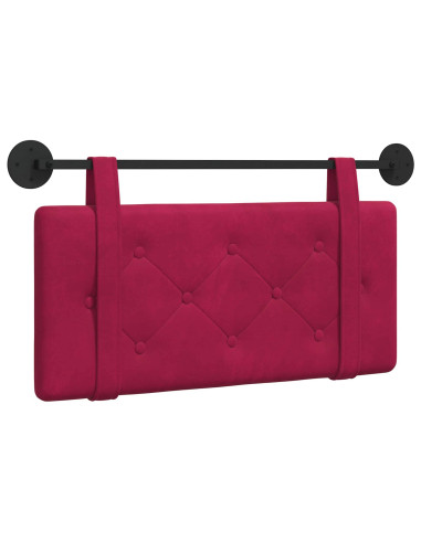 Testata appesa Rosso Vino 100 x 55 x 5 cm Velluto