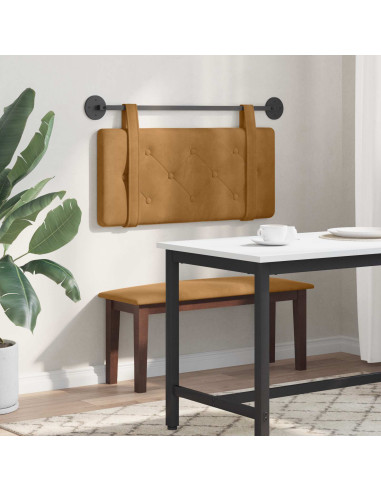 Testata appesa Marrone 100 x 55 x 5 cm Velluto