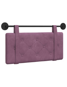 Testata appesa Montaggio a parete Viola 100 x 55 x 5 cm Velluto 2